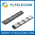 2U de 19 pulgadas 48port(6*8) Patch Panel tipo etiqueta Cat.5e y Cat.6